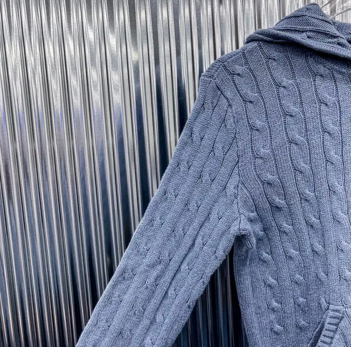 폴로랄프로렌 코튼 케이블 후드 니트 집업 상품이미지6