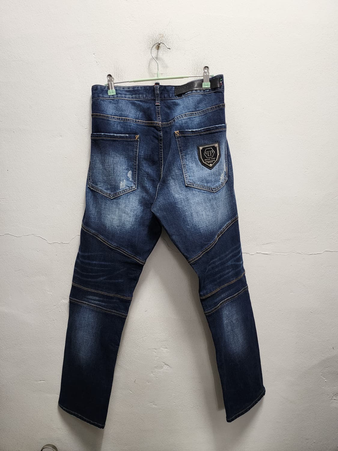 필립플레인 스틸로고 워싱 청바지  상품이미지1