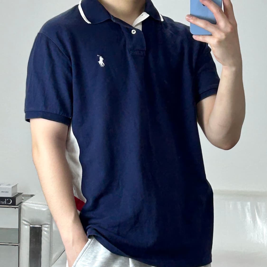 폴로 랄프로렌 배색 PK L  상품이미지1