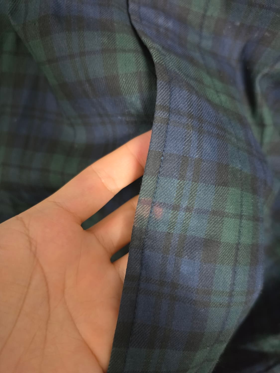 프리즘웍스 오버사이즈 발마칸 코트 블랙와치 S 상품이미지8