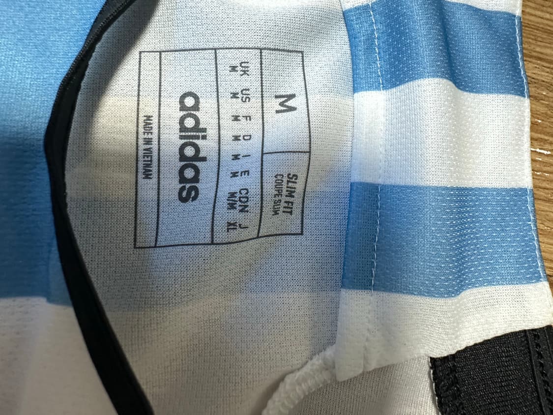 메시 아르헨티나 2022 위너 3스타 홈 유니폼 us사이즈 m 상품이미지3