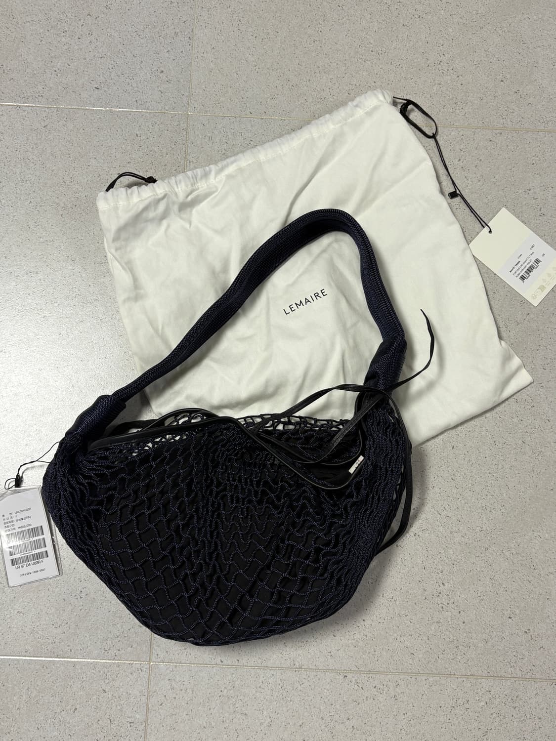 르메르 포춘 크로와상 플릿백 (미드나잇 바이올렛) 상품이미지2