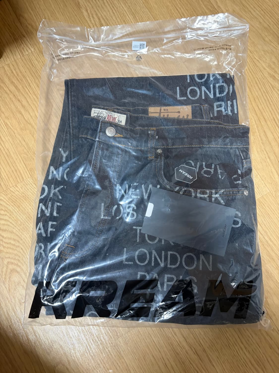 스투시 시티링크 데님 블랙 36사이즈 새상품 상품이미지1