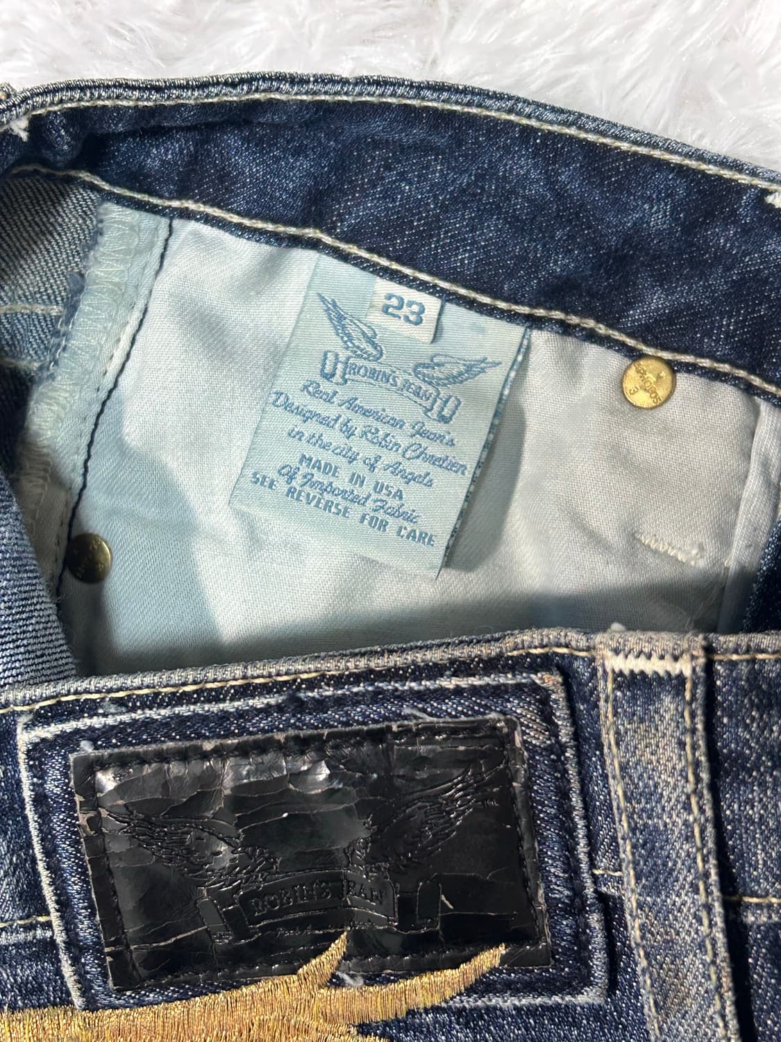 Robins Jeans y2k low-rise bootscut denim 상품이미지6