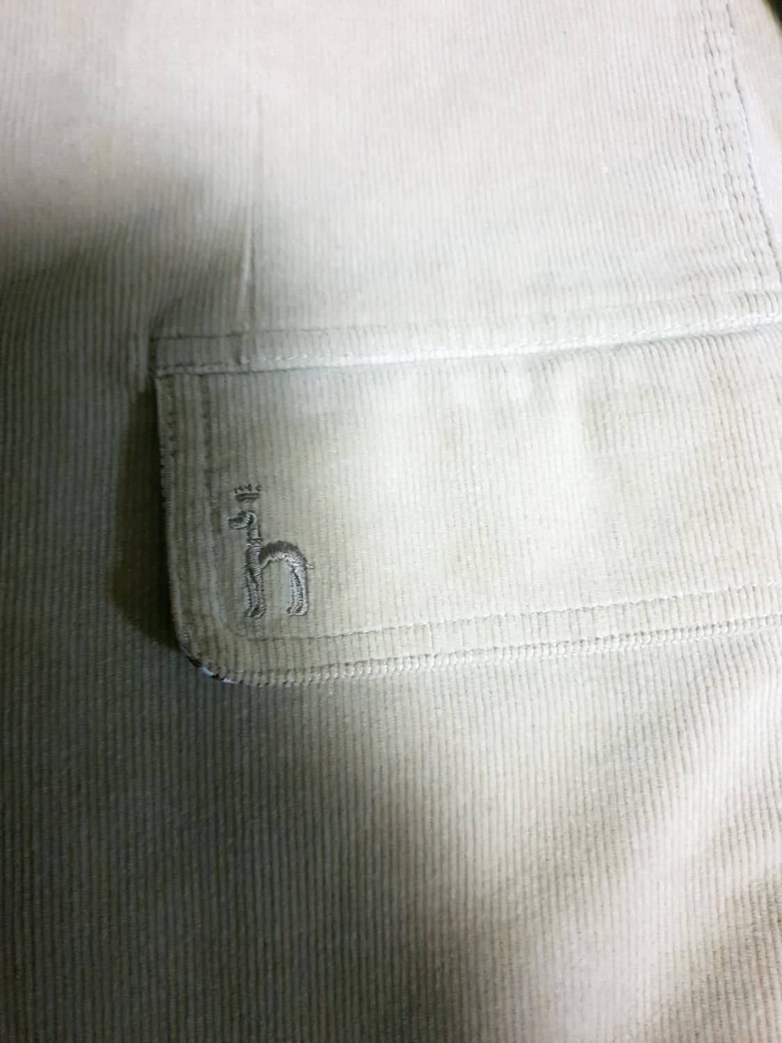 (05s) 헤지스 클래식 포켓로고 코듀로이 블레이저 베이지 (100) 상품이미지3