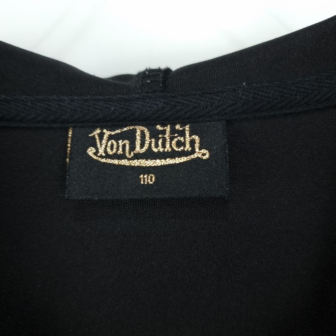 [본더치] Y2K 빈티지 비즈 로고 후드 집업 블랙 M19674 상품이미지8