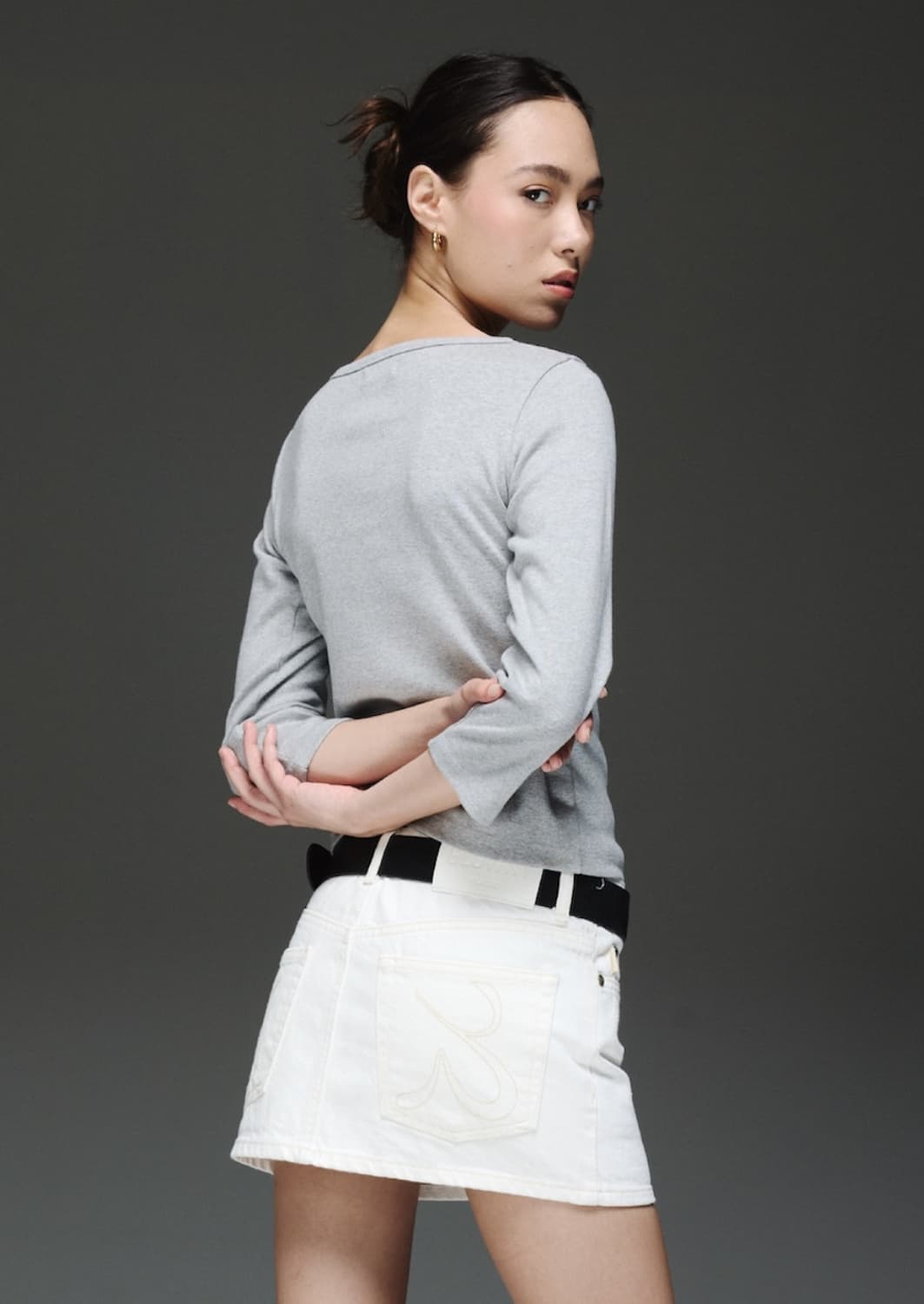 글로니 THE BELLA SKIRT(white xs) 상품이미지3