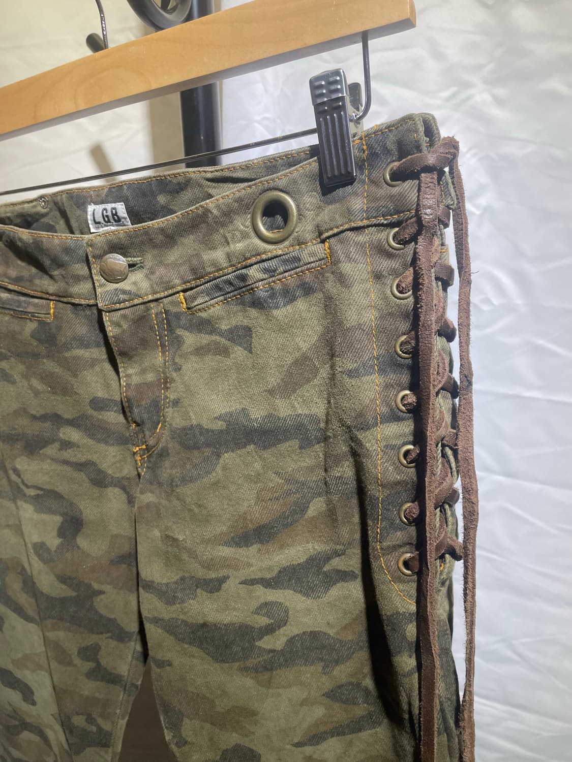 L.G.B CAMO BELLBOTTOM HAGIS PANTS (26) 상품이미지4