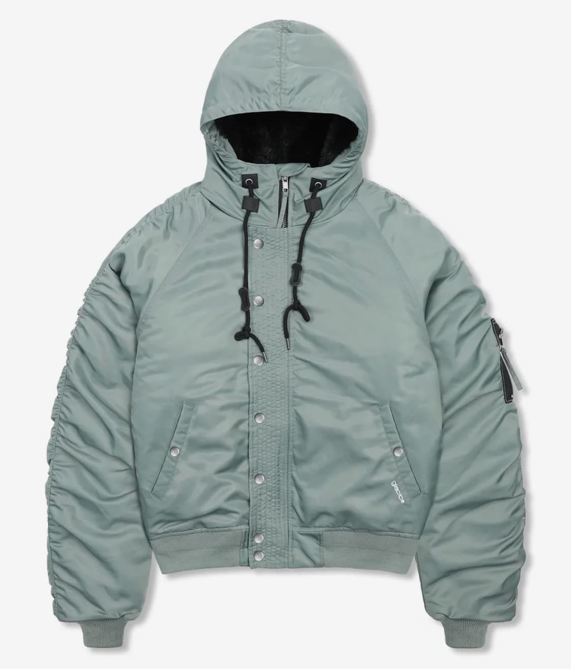 글랙 GJ107 리워크 N2B 나일론 숏 파카(SAGE GREEN) 상품이미지2