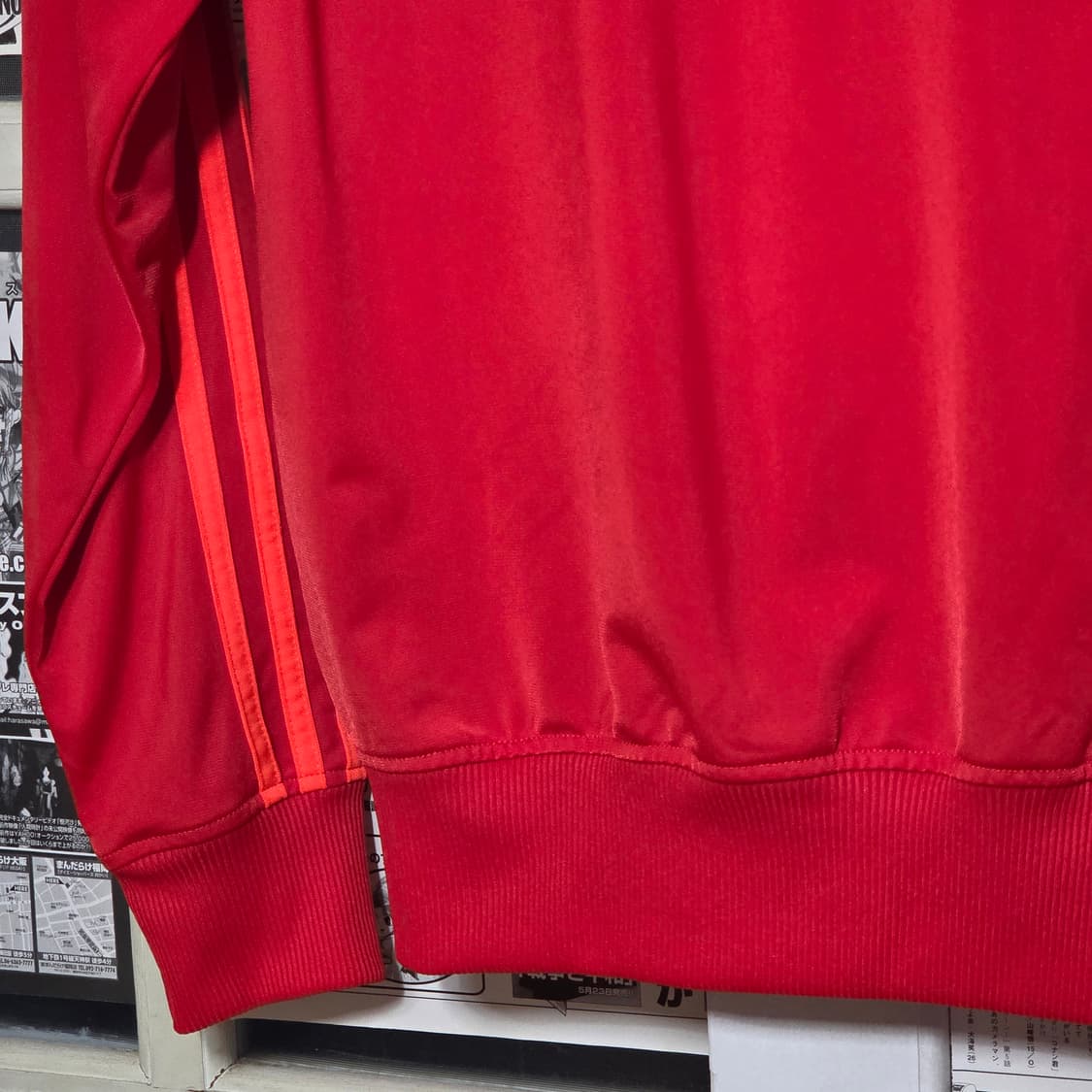 아디다스 파이어버드 레드 오렌지 져지 트랙탑 상품이미지8