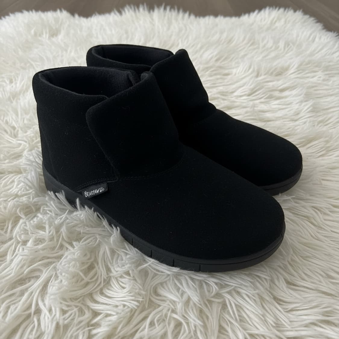 베어파우 스웨이드 퍼 앵클부츠 블랙 / 240 상품이미지2