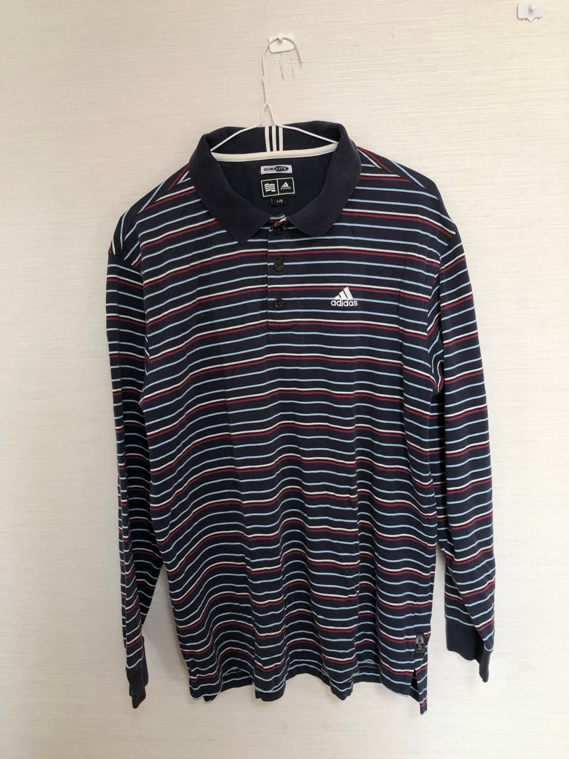 아디다스 스트라이프 카라 맨투맨 상품이미지2