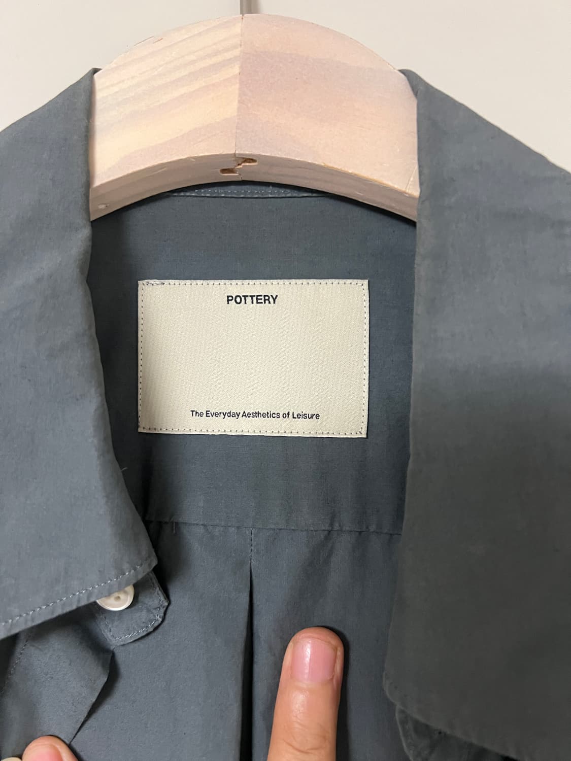 포터리 반팔셔츠 2사이즈 딥레이크 상품이미지3