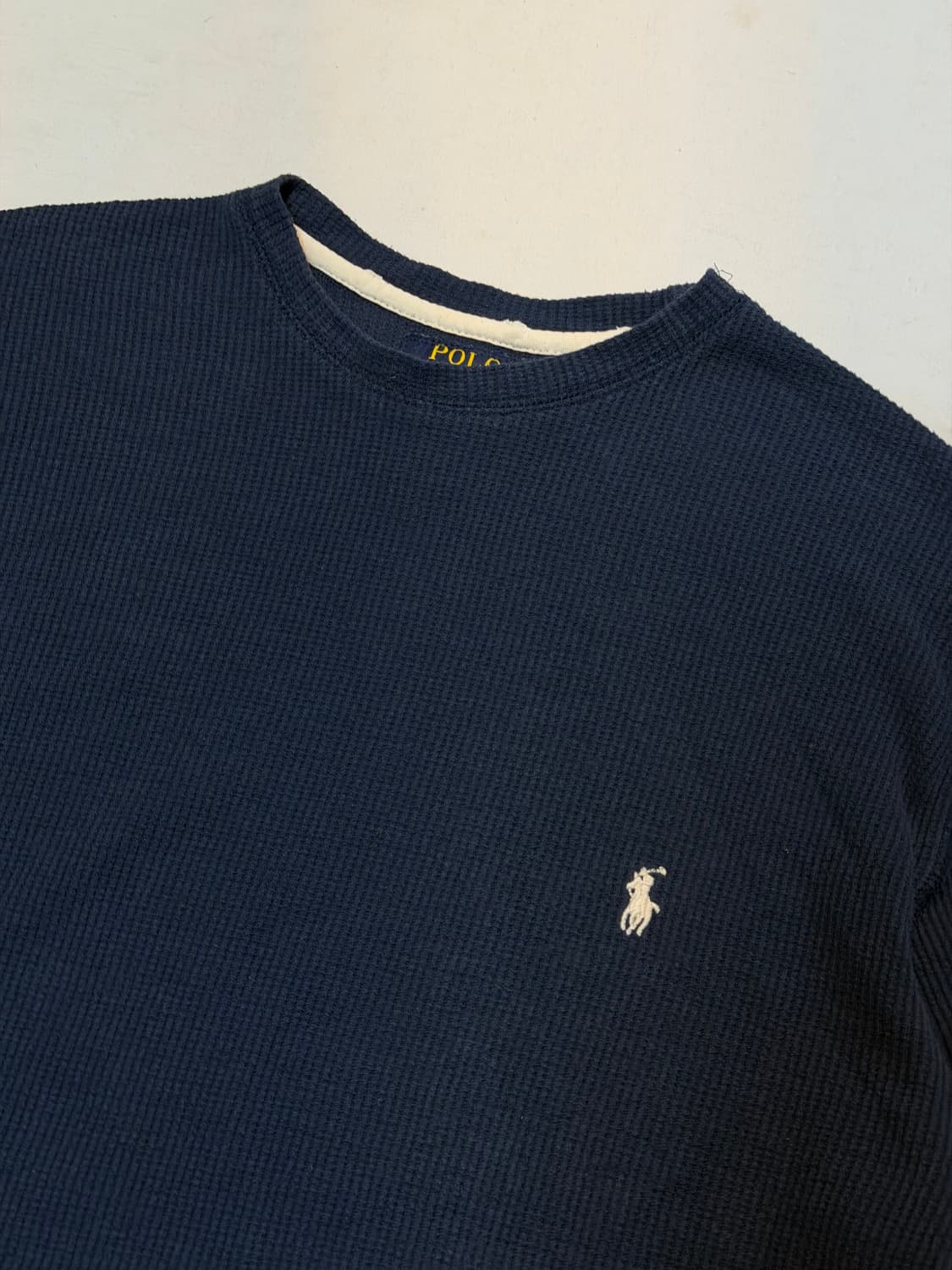 폴로 랄프로렌 와플 써멀 롱슬리브 네이비 상품이미지2