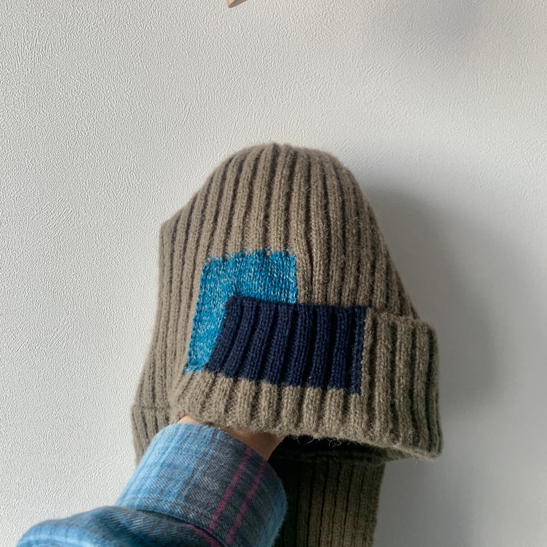 23aw 5G 울 츠기하기 게일 비니 상품이미지2