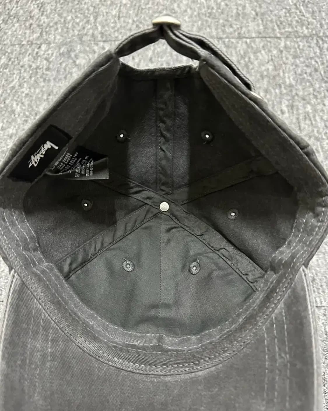 스투시 stussy BASIC 베이직 볼캡 모자 차콜 상품이미지4