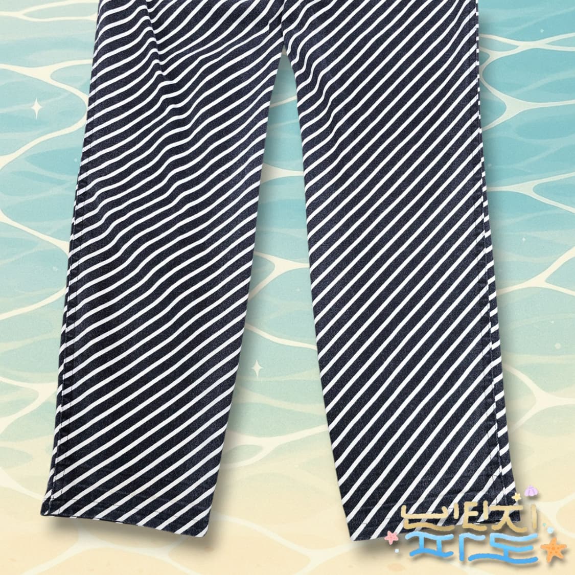 28 90s VERSACE 베르사체 블랙 스트라이프 팬츠 상품이미지10