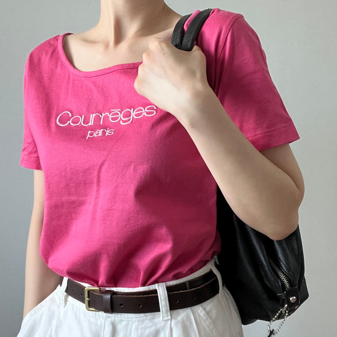 COURREGES pink t-shirt 상품이미지2