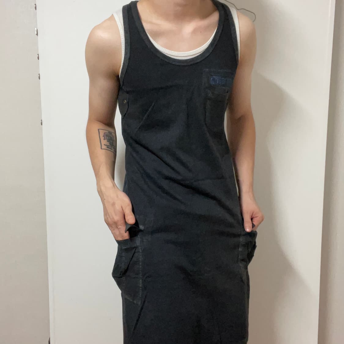 AVIREX POCKET LONG SLEEVELESS 상품이미지2
