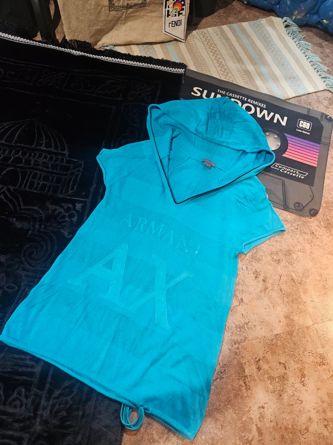 ARMANI EXCHANGE A|X 아르마니 익스체인지 후드 니트 반팔 상품이미지2