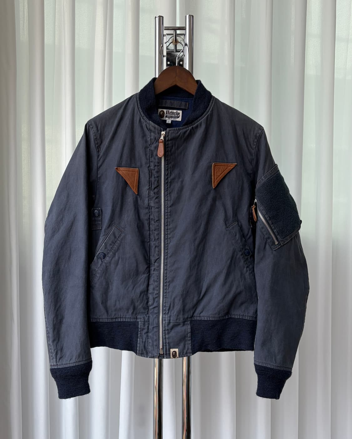 [M]베이프 BAPE B-15A 코튼 플라이트 자켓 상품이미지5