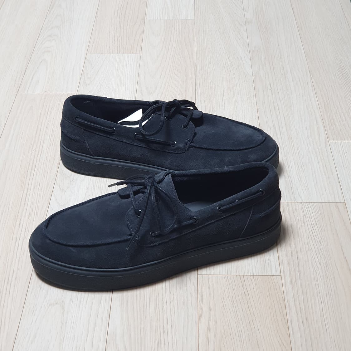새제품275) 자라 스웨이드 가죽 데크 슈즈 로퍼 구두 2426/520 상품이미지6