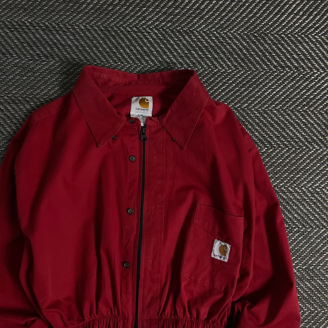 칼하트 크롭 리메이크 투웨이 셔츠 자켓 o 3175 상품이미지3