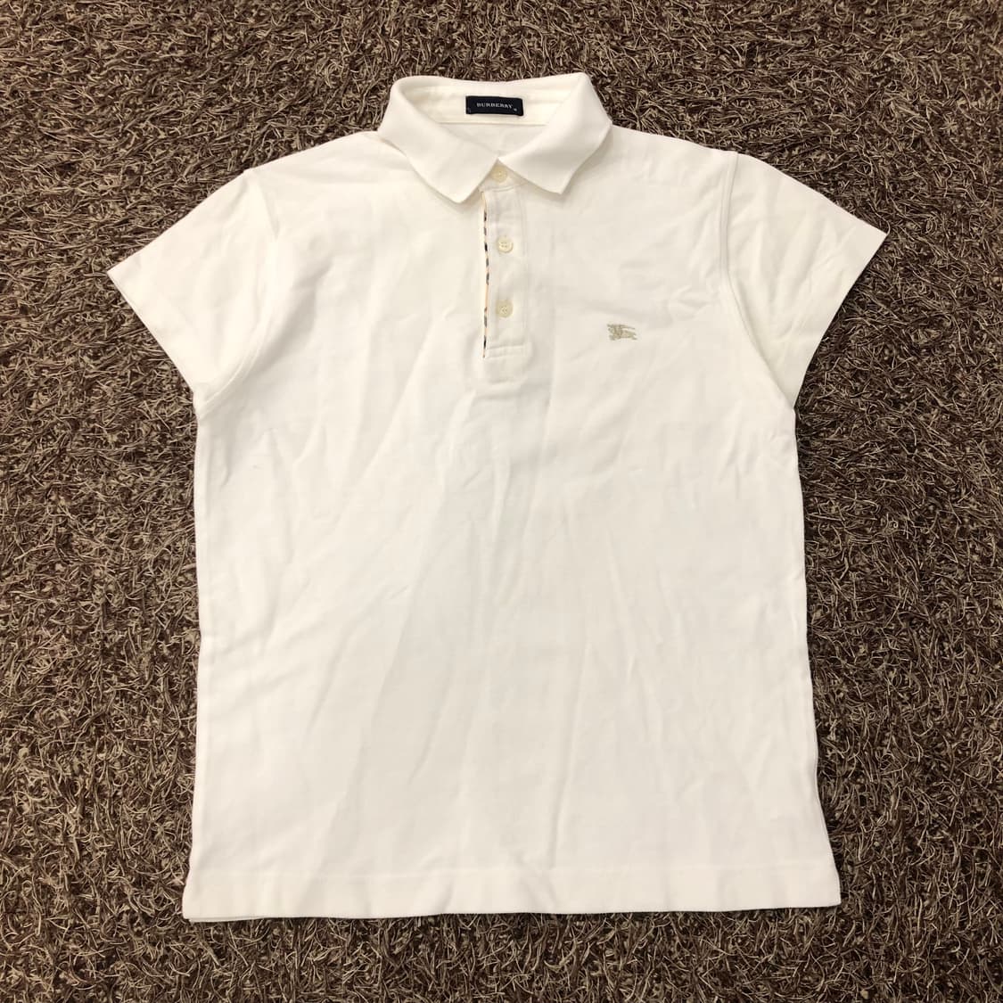버버리 걸스 화이트 카라 티셔츠 XS 44 추천 상품이미지1