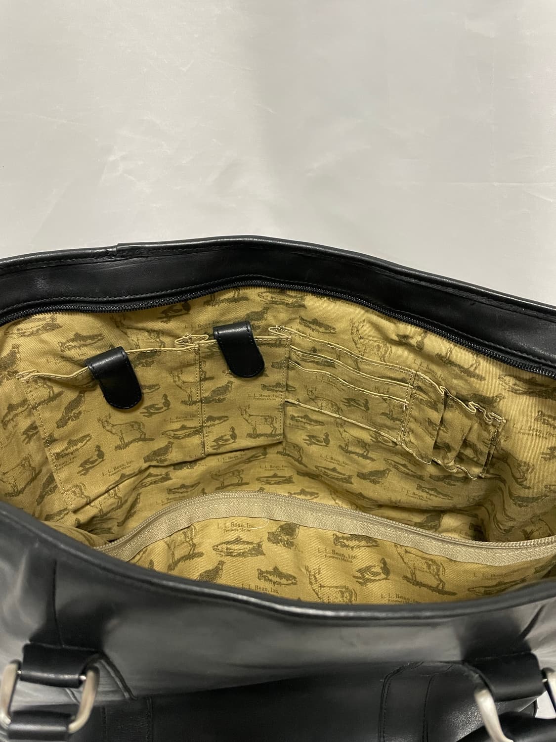 [D.O Archives] 90s 엘엘빈 토트백 라지 - 블랙 레더 상품이미지5