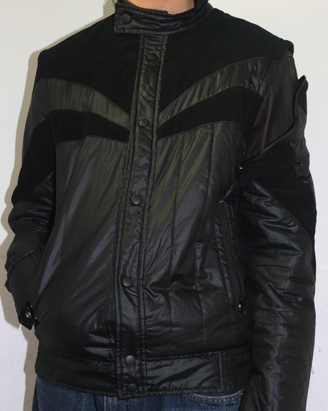 베로니크 브란퀸호 90s 코듀로이 패널 디테일 블루종 상품이미지2