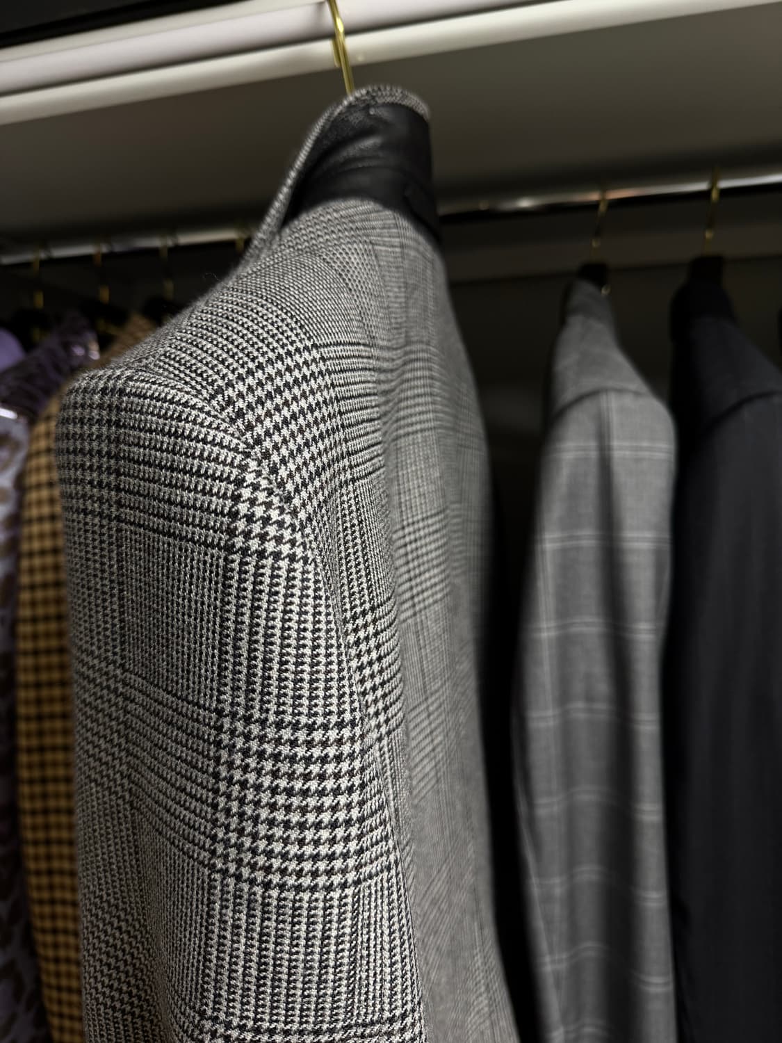 (새상품,강추👍)톰포드 아티쿠스 레더 프린스웨일 블레이져 자켓 코트 상품이미지5