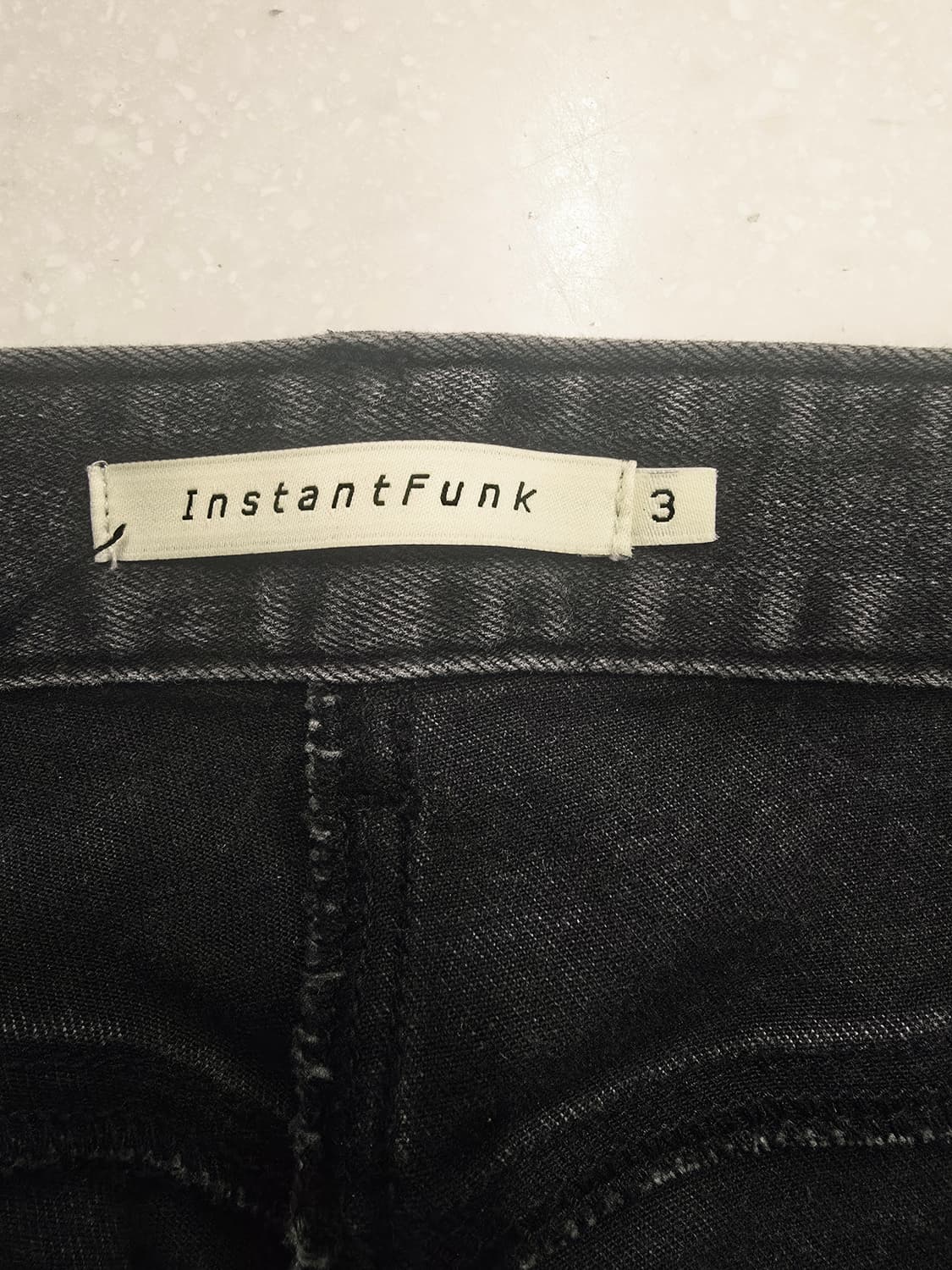 인스턴트펑크 블랙 데님  청바지 상품이미지7