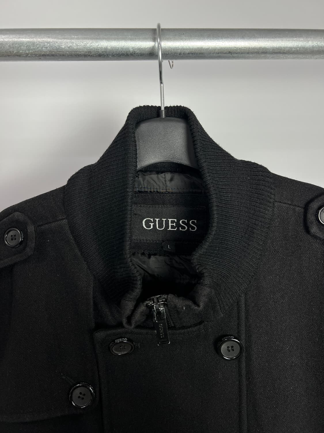 GUESS 울 혼방 더블 집업 자켓 상품이미지3