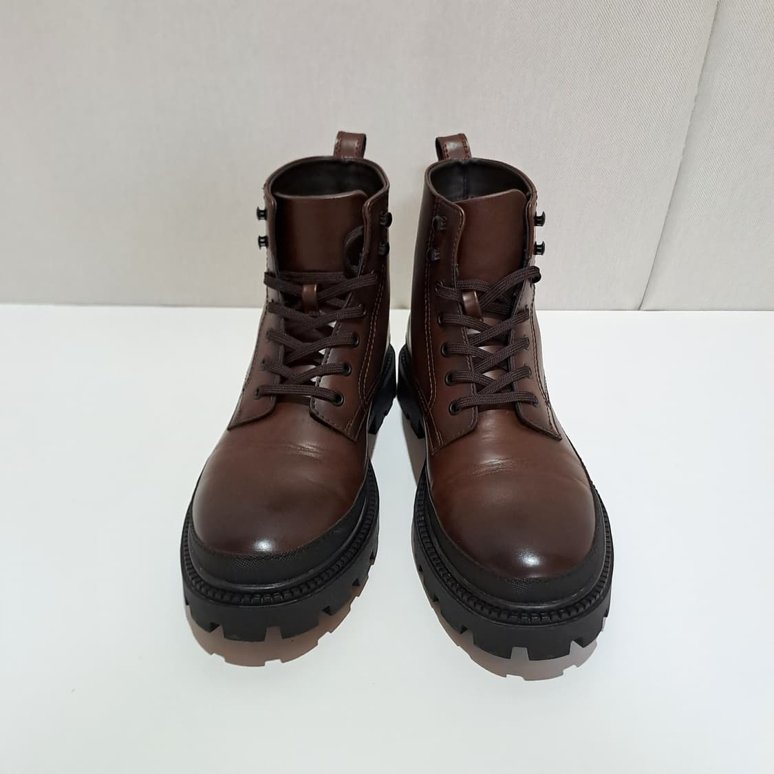 (택포) 자라 리얼레더 레이스업 부츠 285 B439 상품이미지4