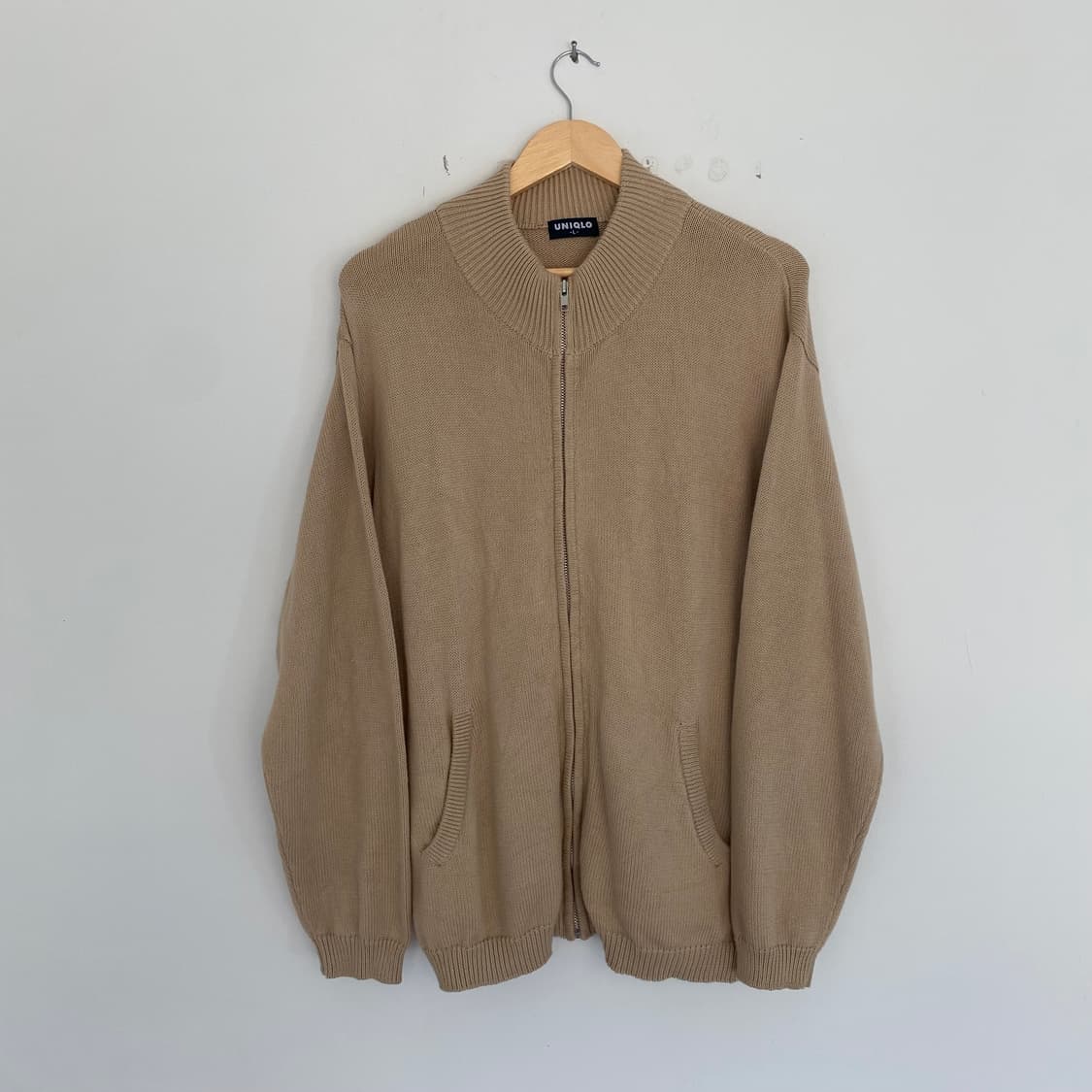 90s 유니클로 니트집업  상품이미지1