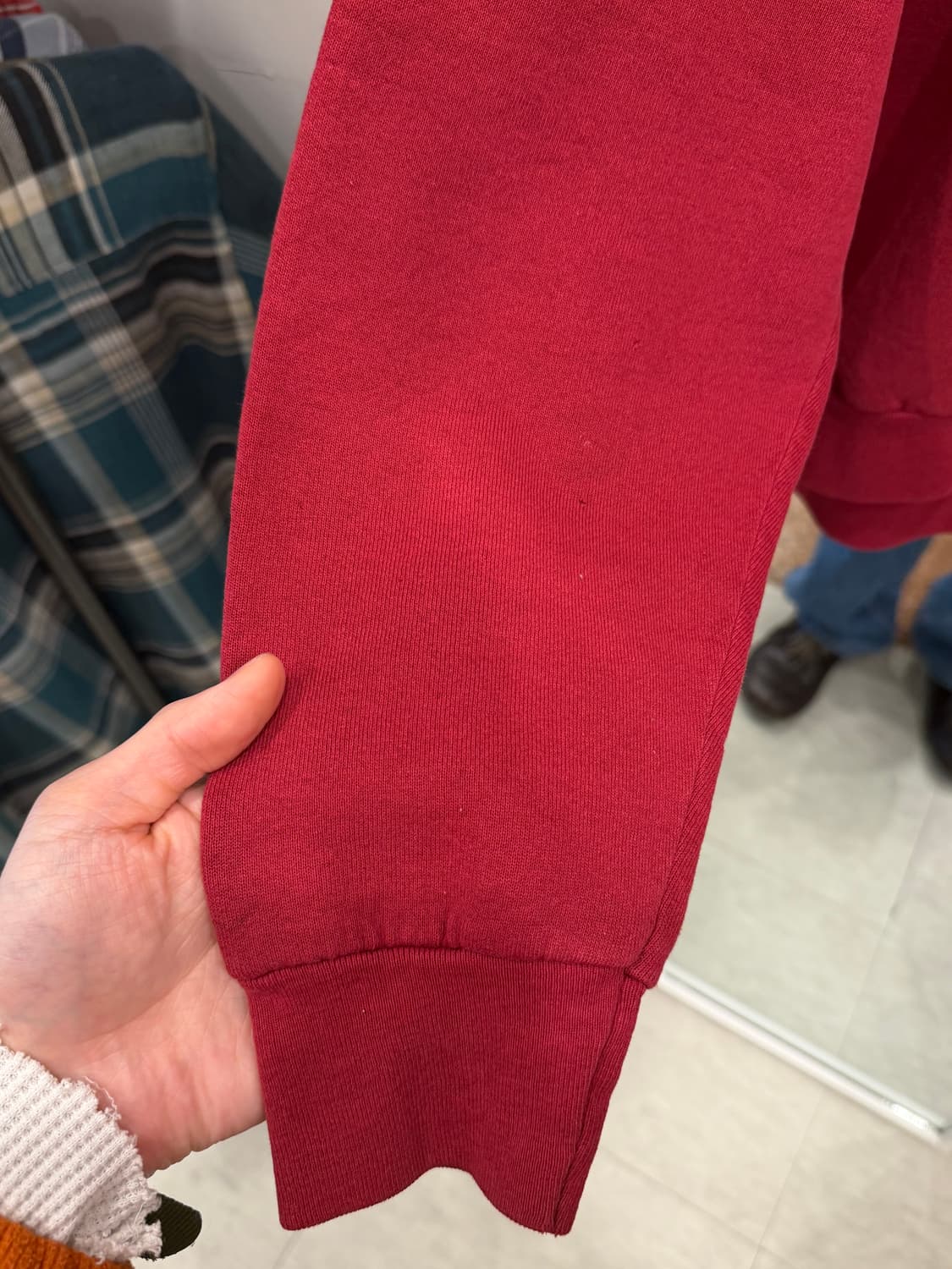 80s Fruit of the loom 빈티지 플레인 스웻셔츠 (USA) 상품이미지5