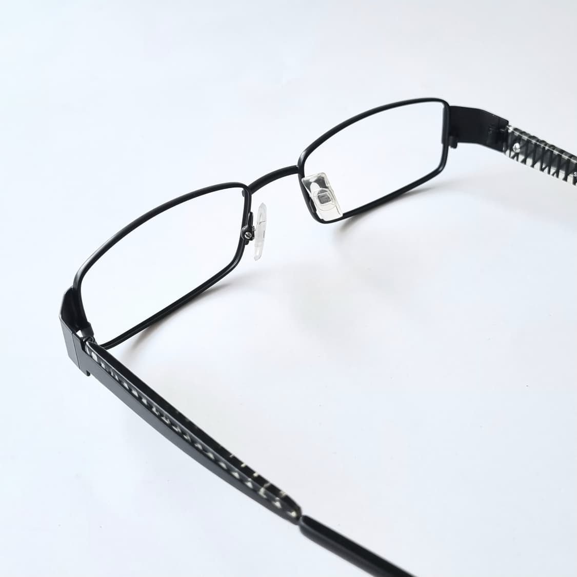 데드스탁 지적인 무드 유니크한 패턴 포인트 스퀘어 안경테 657 상품이미지4