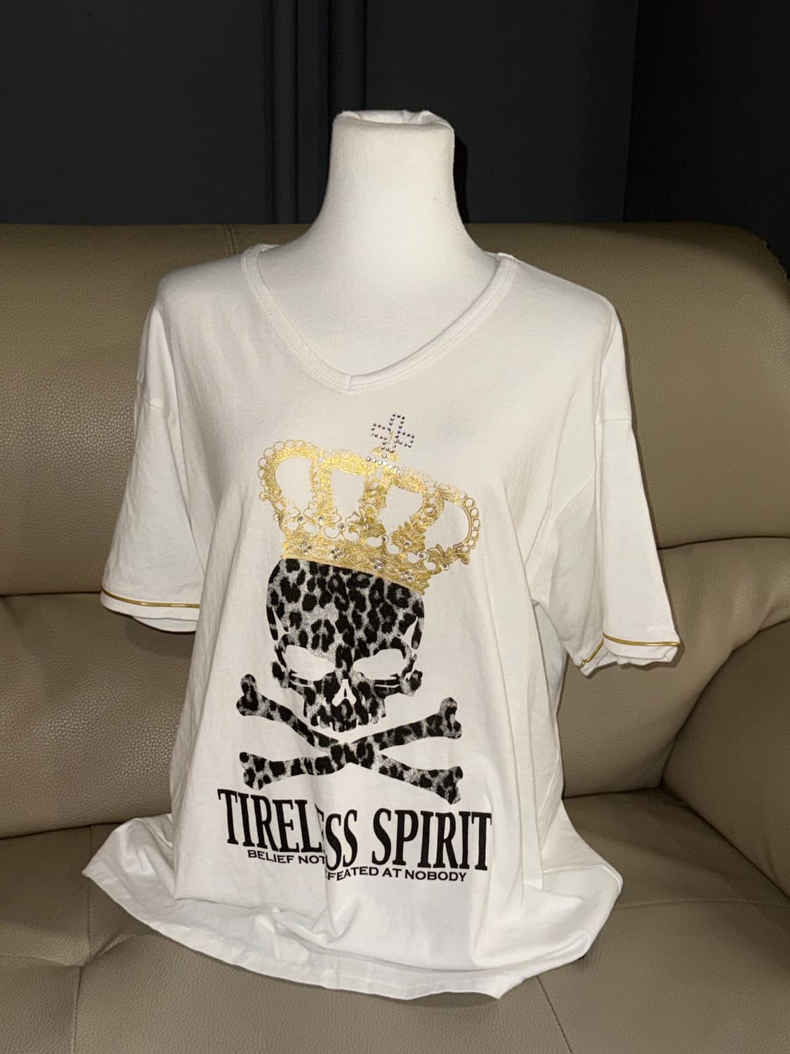leopard skull point t-shirt 상품이미지1