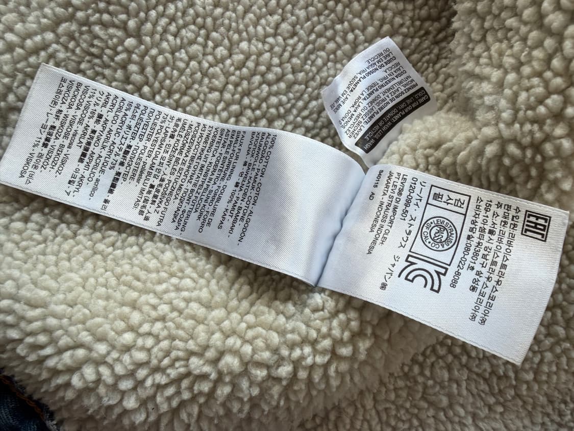 리바이스 쉐르파 셰르파 트러커 자켓 상품이미지5