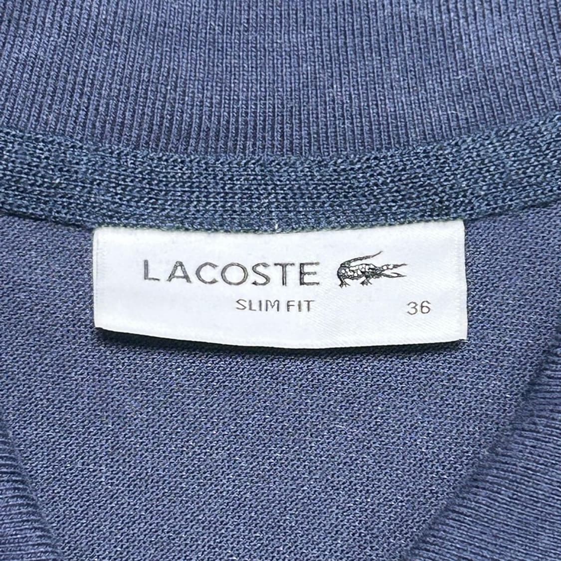 LACOSTE PK 슬림핏 PK 원피스 네이비 36 상품이미지6
