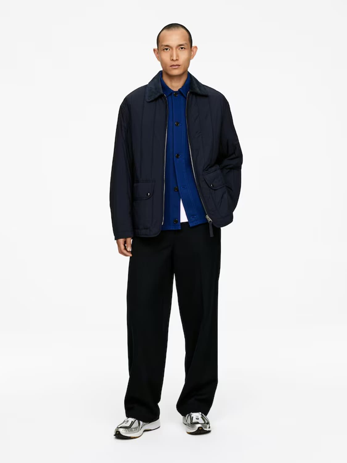 아르켓 다크그린 퀄팅 자켓 상품이미지2