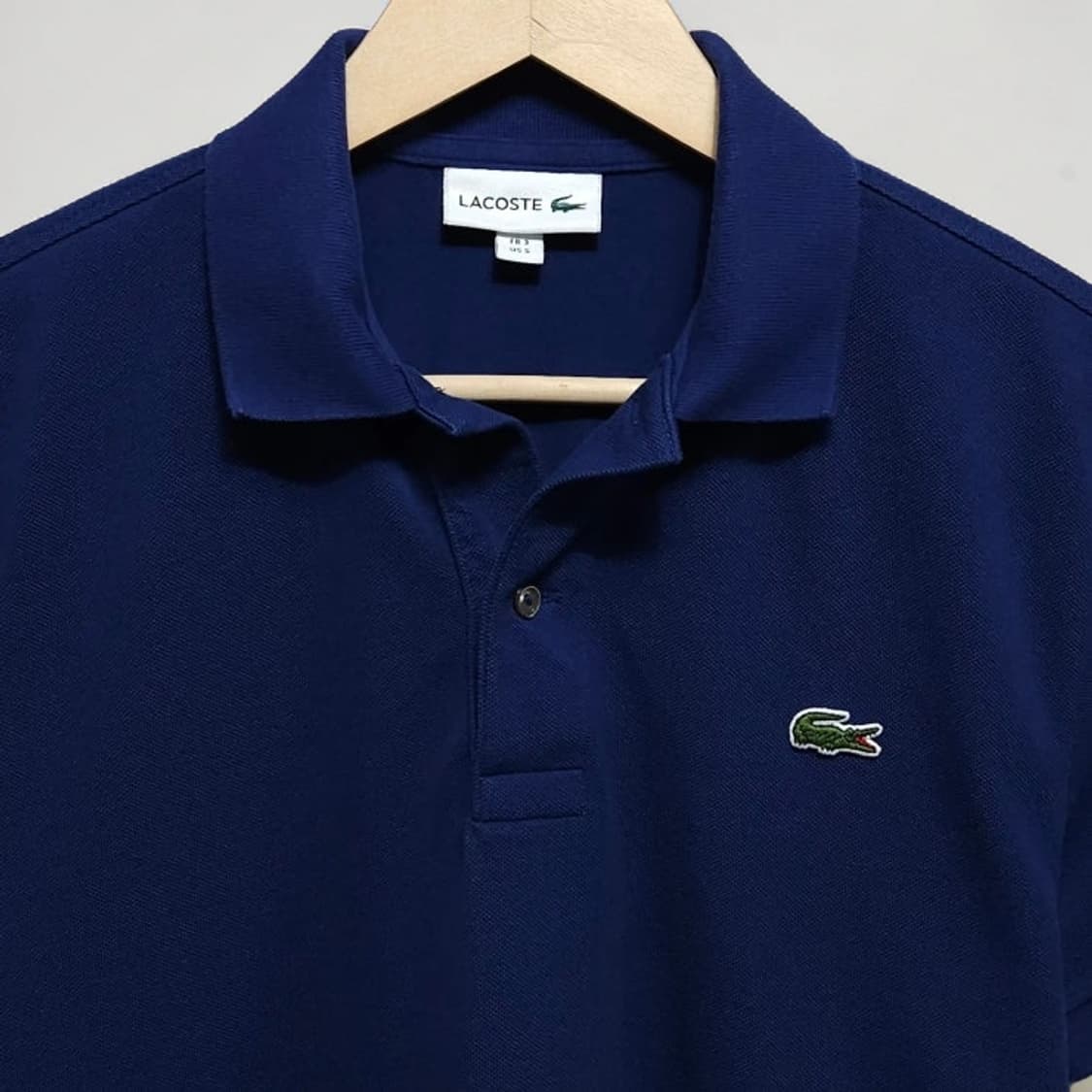 95 LACOSTE 라코스테 블루 반팔 카라티 여름 상품이미지2