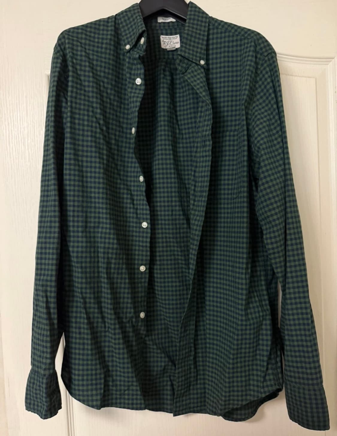 J.Crew 깅엄 체크 셔츠 S 상품이미지1