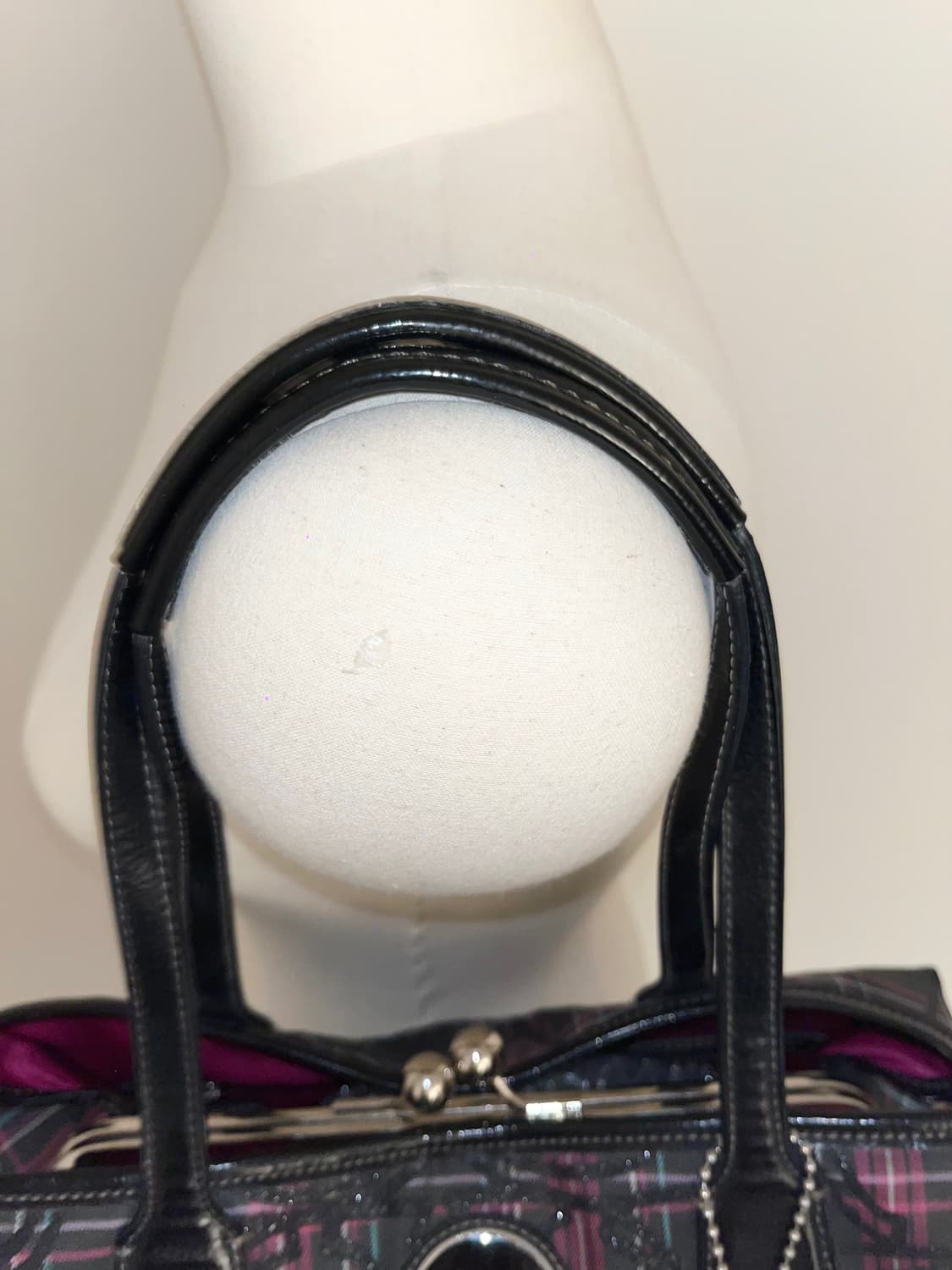 2000ss Coach Check Shoulder bag 상품이미지7