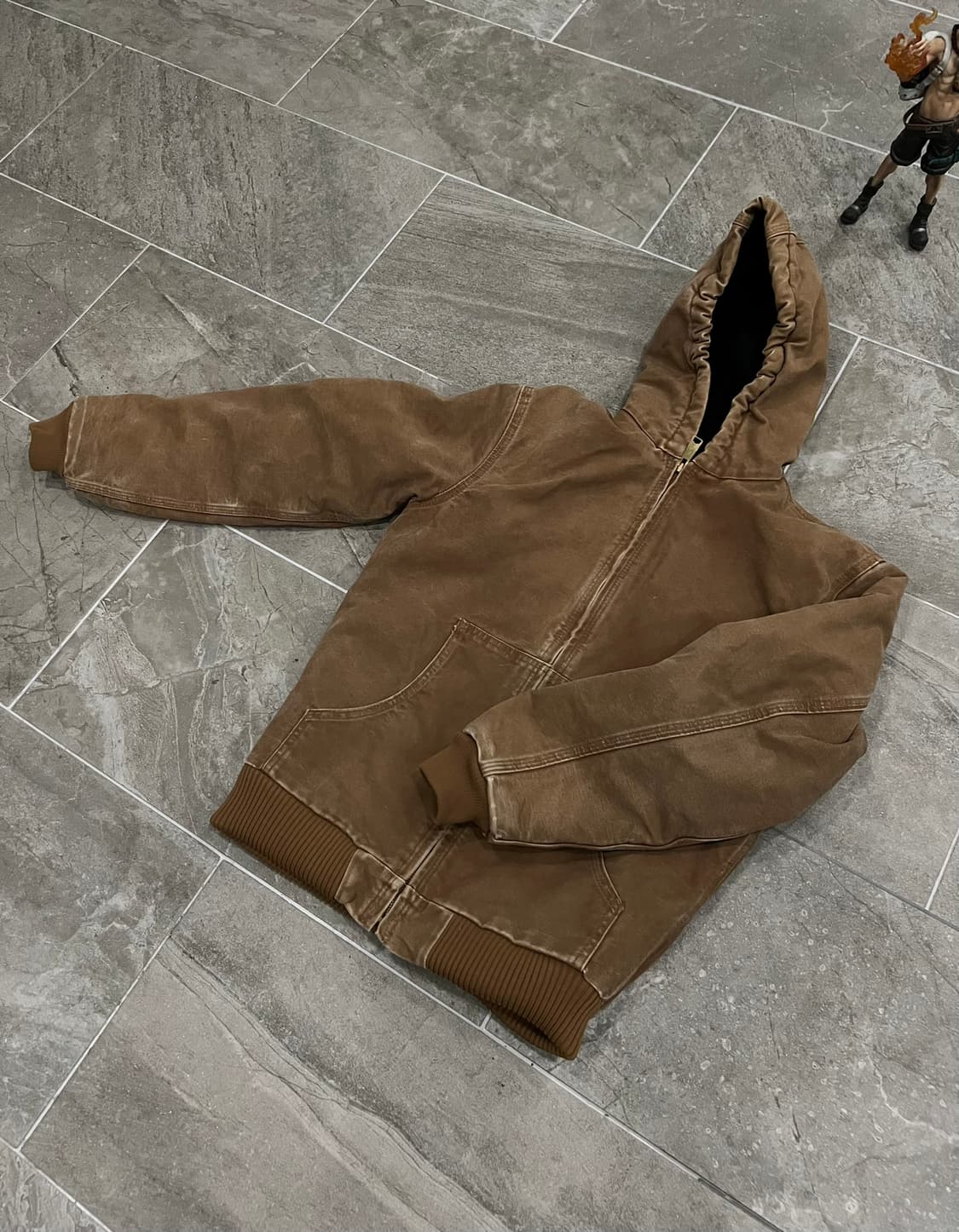 (XL) 칼하트 후드 덕 액티브 보이즈 자켓 YYJ130 BRN 브라운 상품이미지8