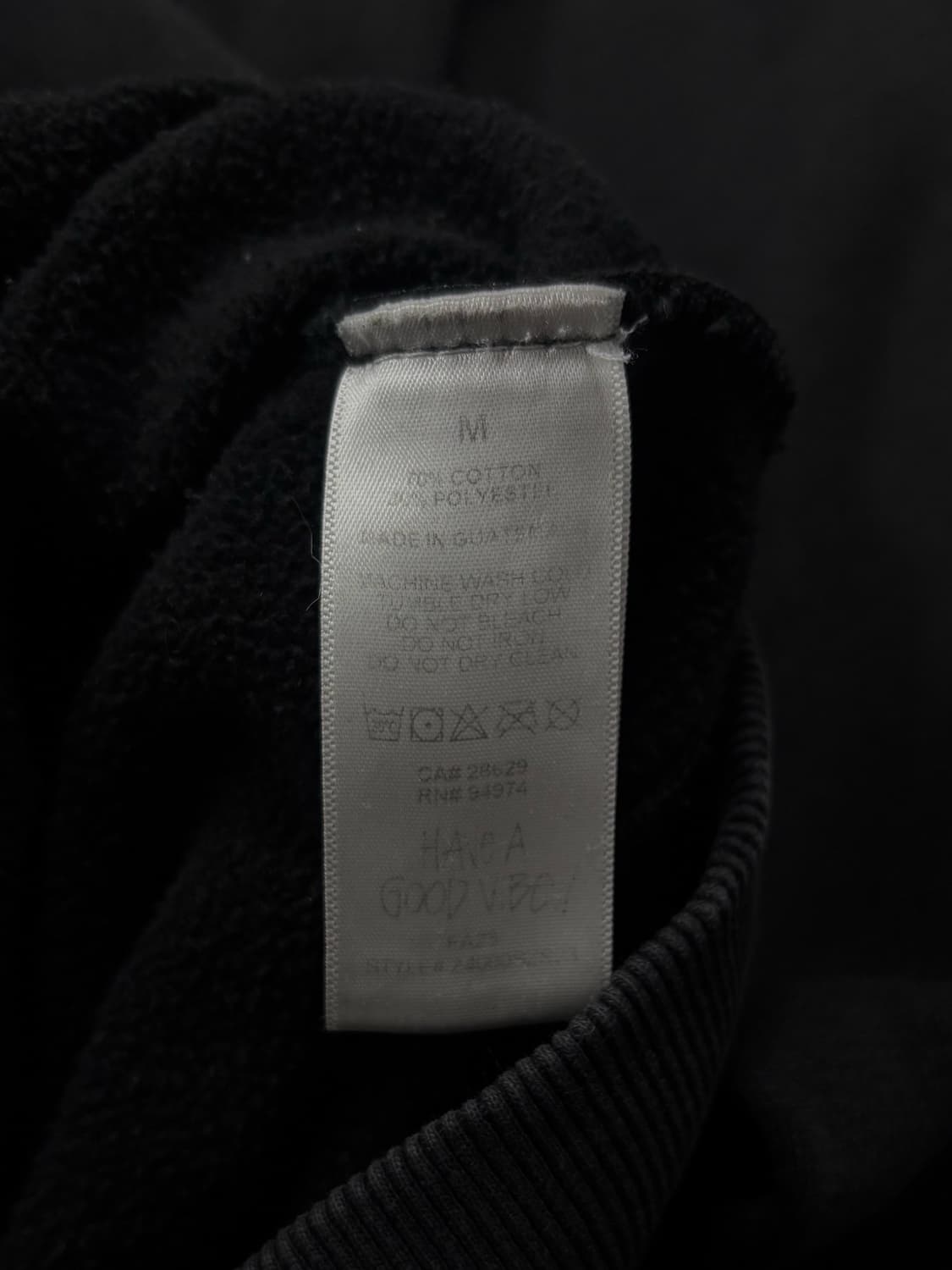 스투시 베이직 로고 블랙 후드집업 상품이미지8