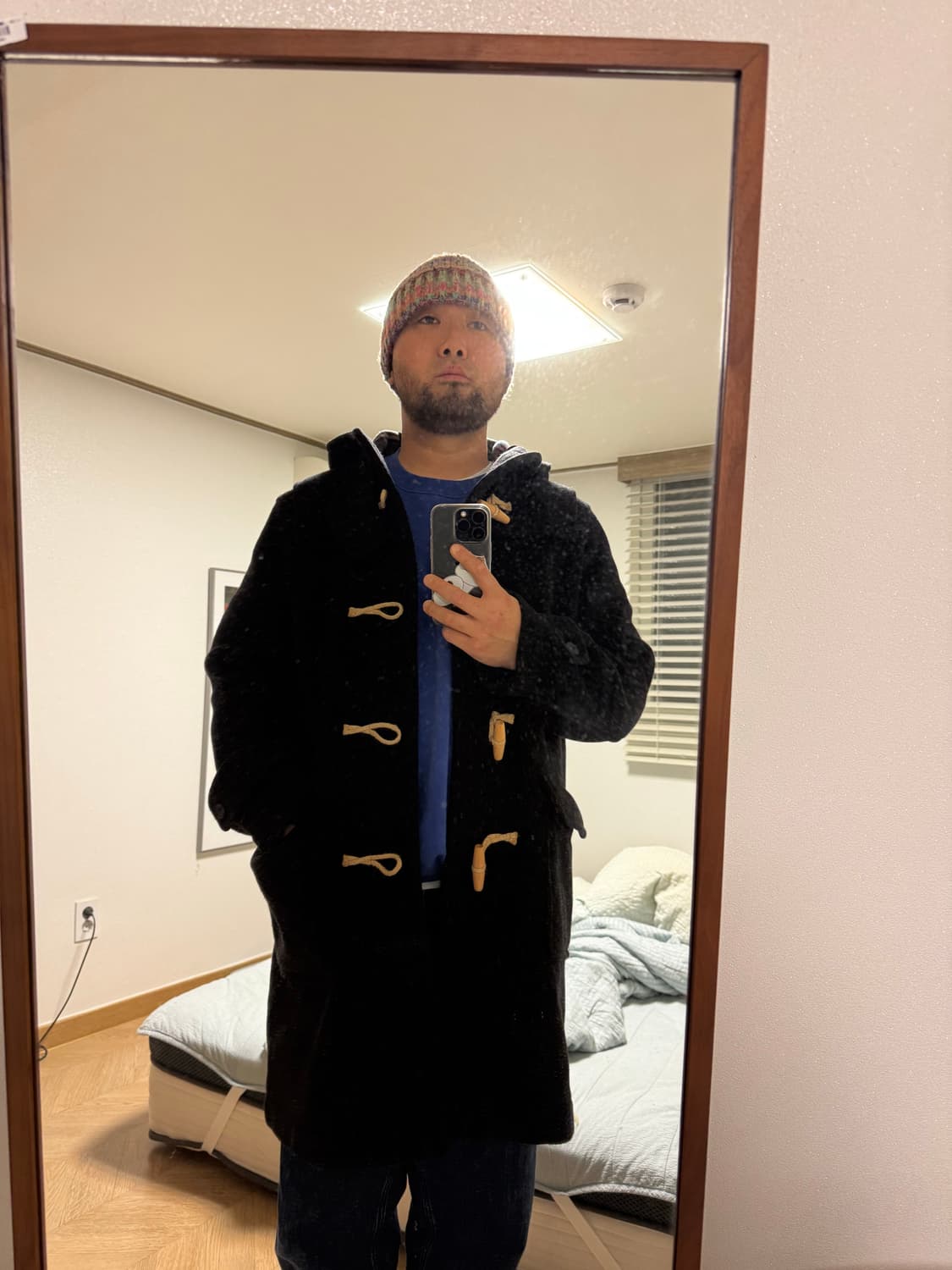 [미중고] 런던트레디션 더플코트 42사이즈 (착용샷) 상품이미지8