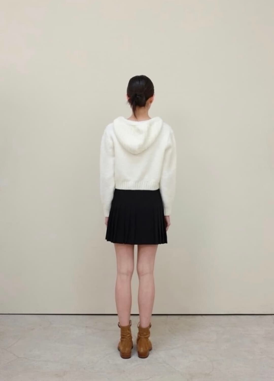 타낫 후드니트 아이보리 상품이미지3