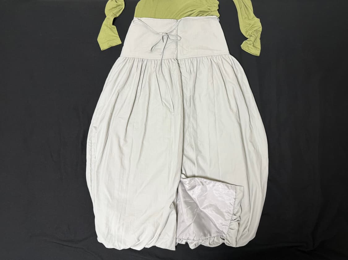 Grey padded skirt 상품이미지2