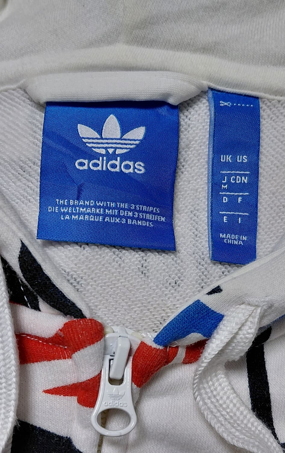 [M] 아디다스 오리지널스 빅로고 그래픽 AOP 풀집 후드티 상품이미지5